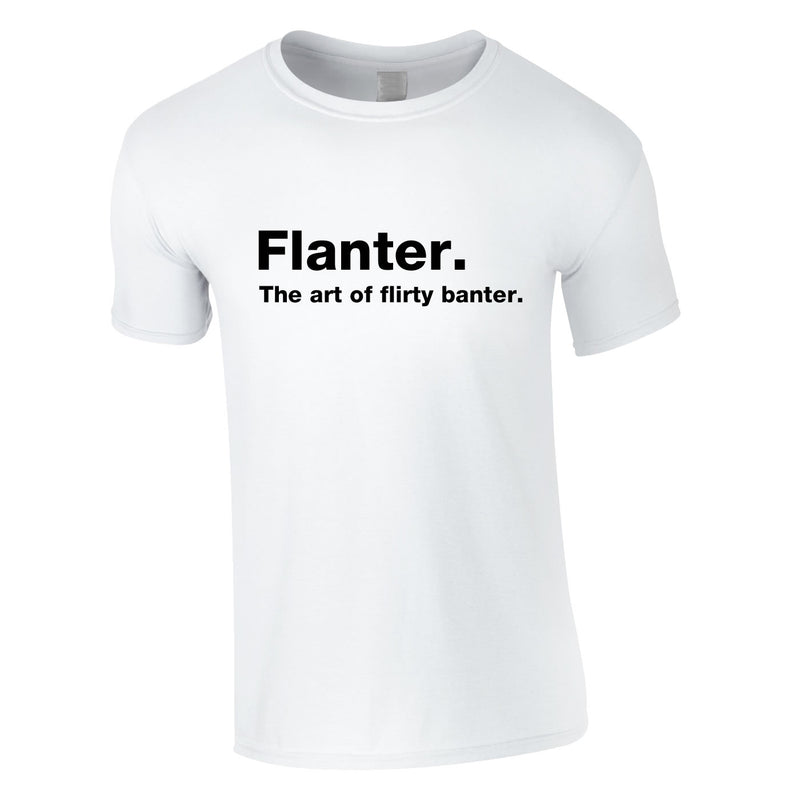 Flanter Tee In White
