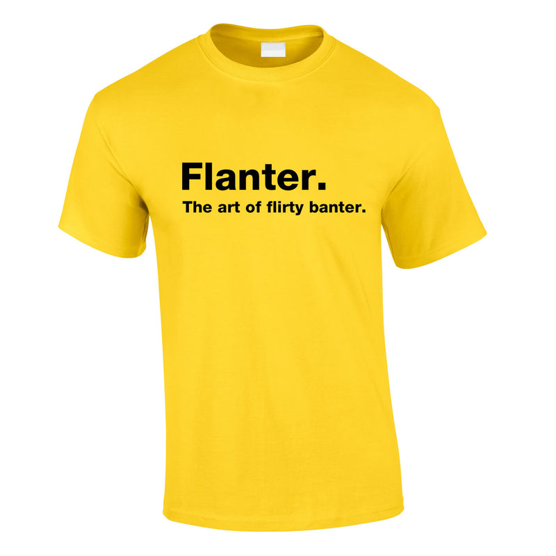 Flanter Tee In Yellow