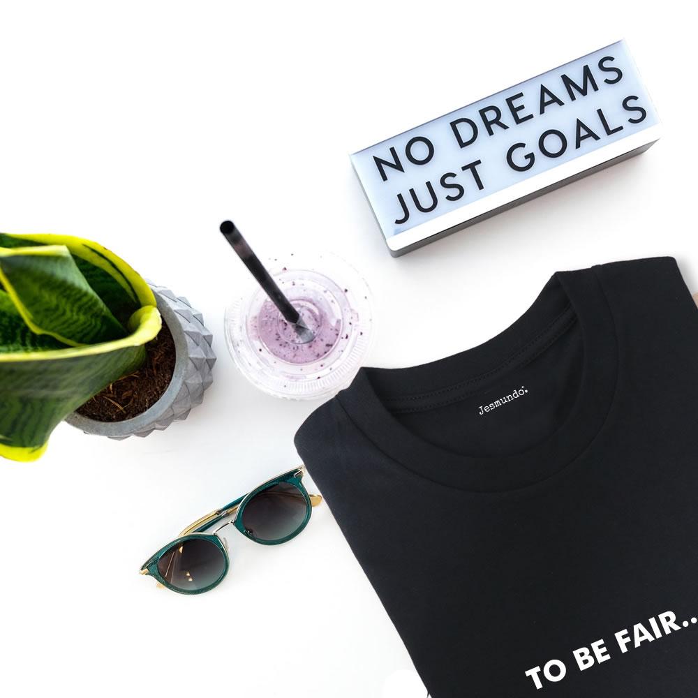 To Be Fair Women's Printed Slogan Top