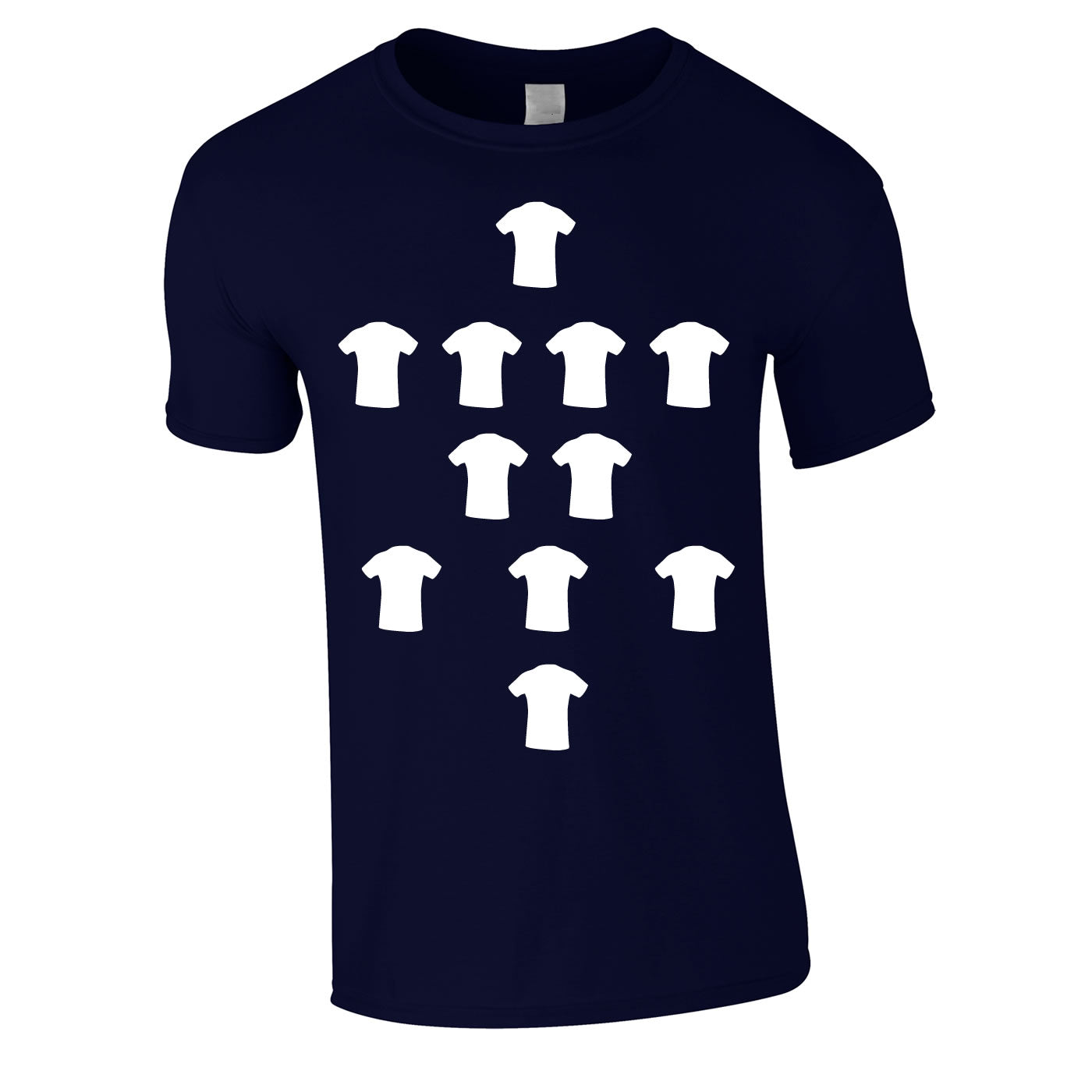 Football Formation 4-2-3-1 Tee In Navy