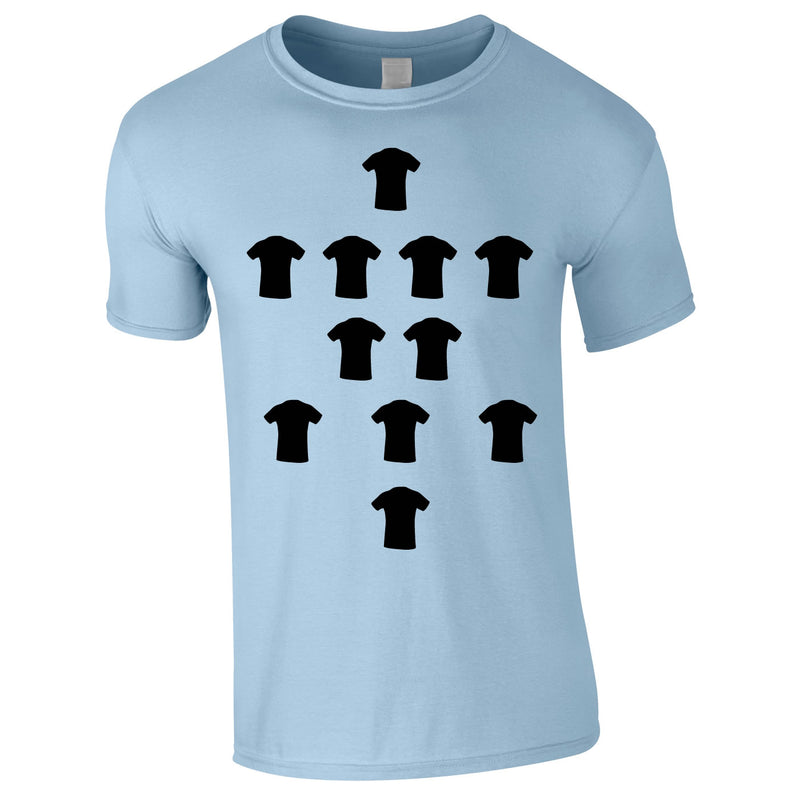 Football Formation 4-2-3-1 Tee In Sky