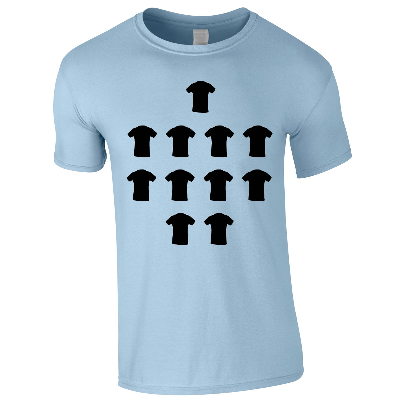 4-4-2 Formation Graphic Tee In Sky