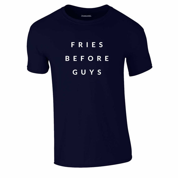 Fries Before Guys Top In Navy