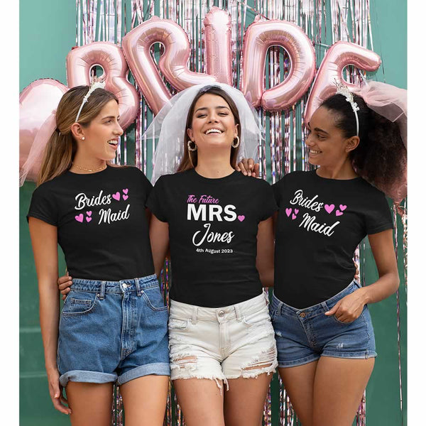 The Future Mrs Hen Party T Shirts For Bride
