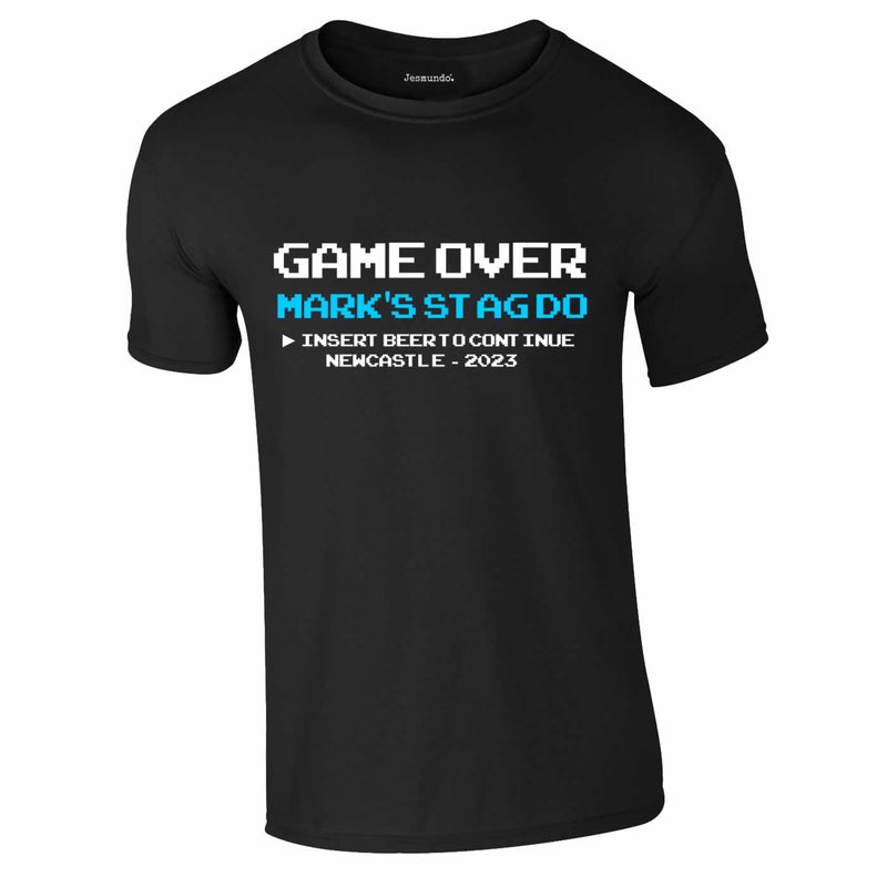Game Over Stag Do T-Shirts
