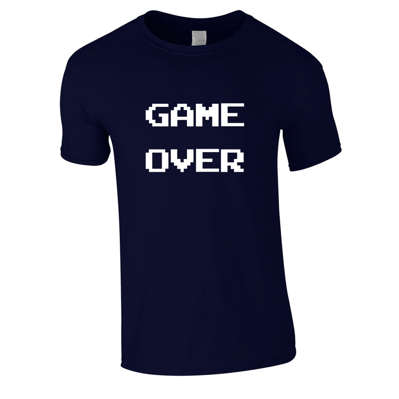 Game Over Tee In Navy