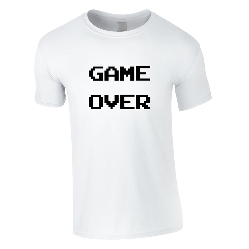 Game Over Tee In White