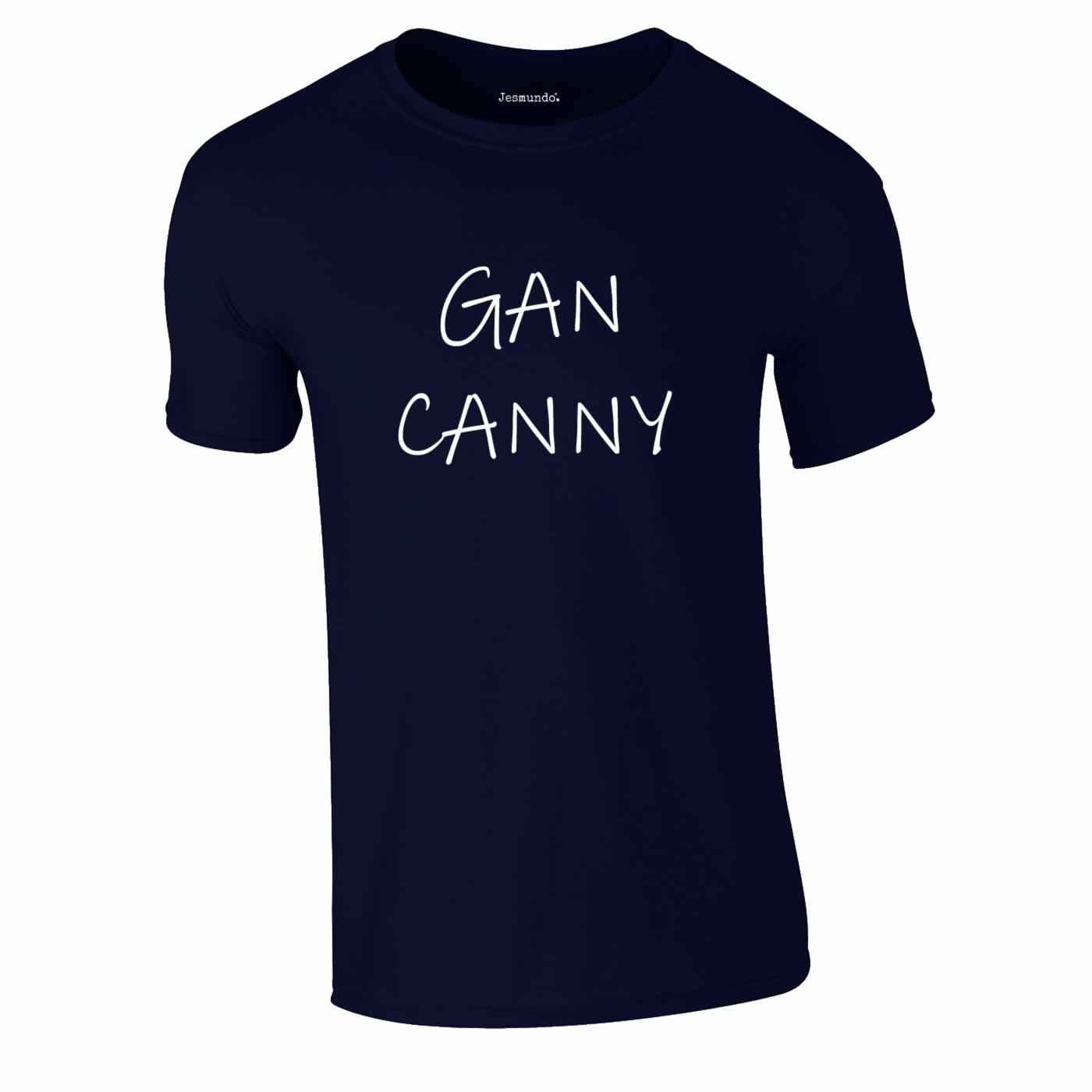Gan Canny Tee In Navy