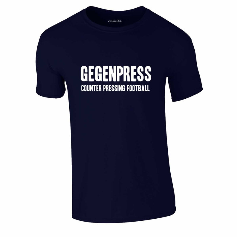 Gegenpress Tactics T-Shirt In Navy