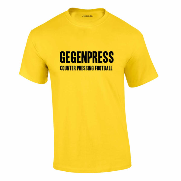 Gegenpress Tactics T-Shirt In Yellow