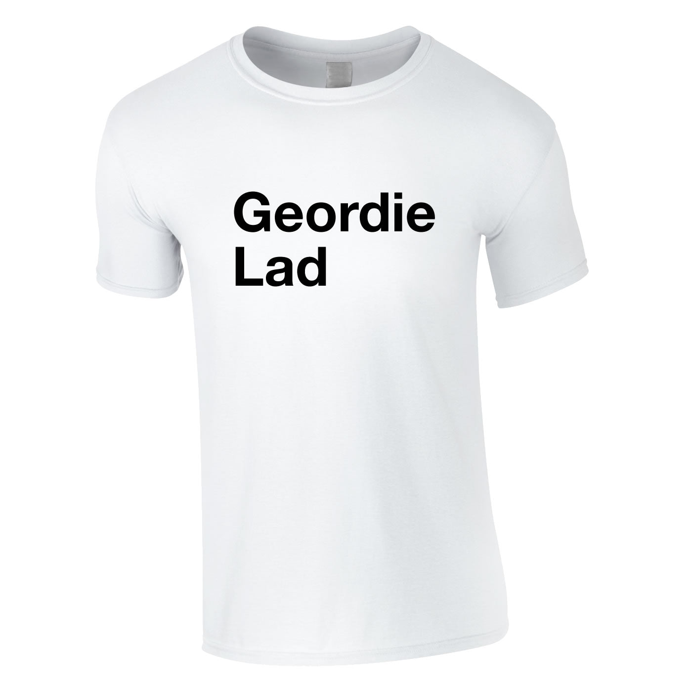 Geordie Lad Tee In White