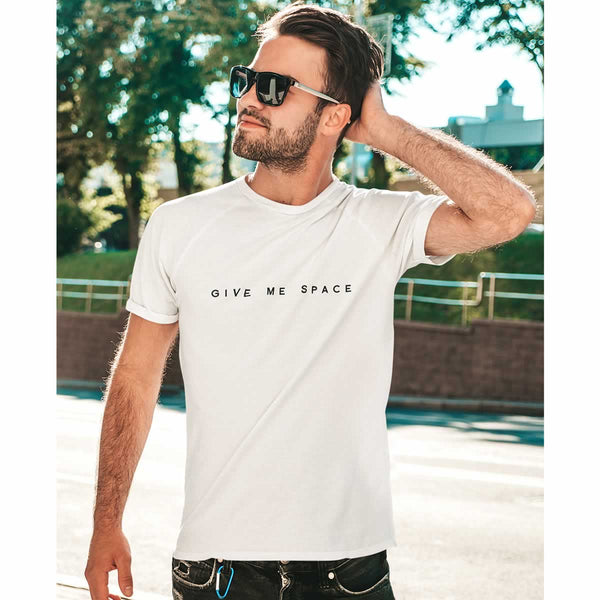 Give Me Space Men's Slogan T-Shirt