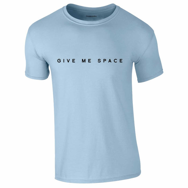 Give Me Space Tee In Sky Blue