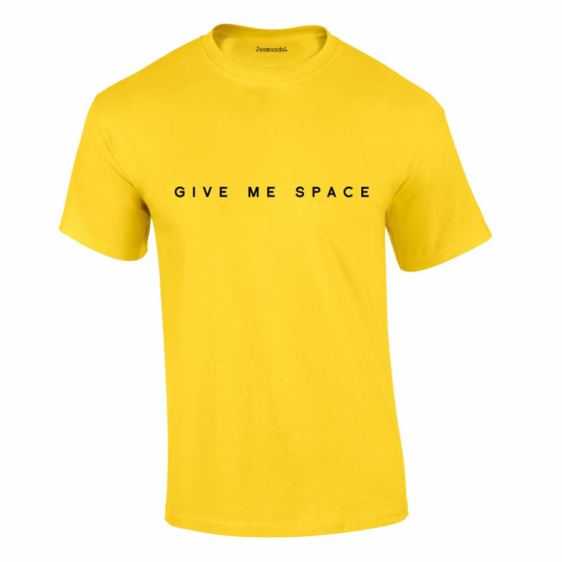 Give Me Space Tee In Yellow