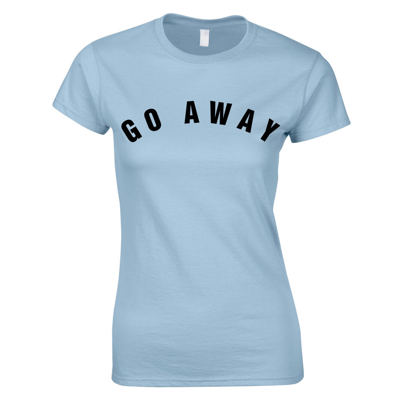 Go Away Women's Top In Sky