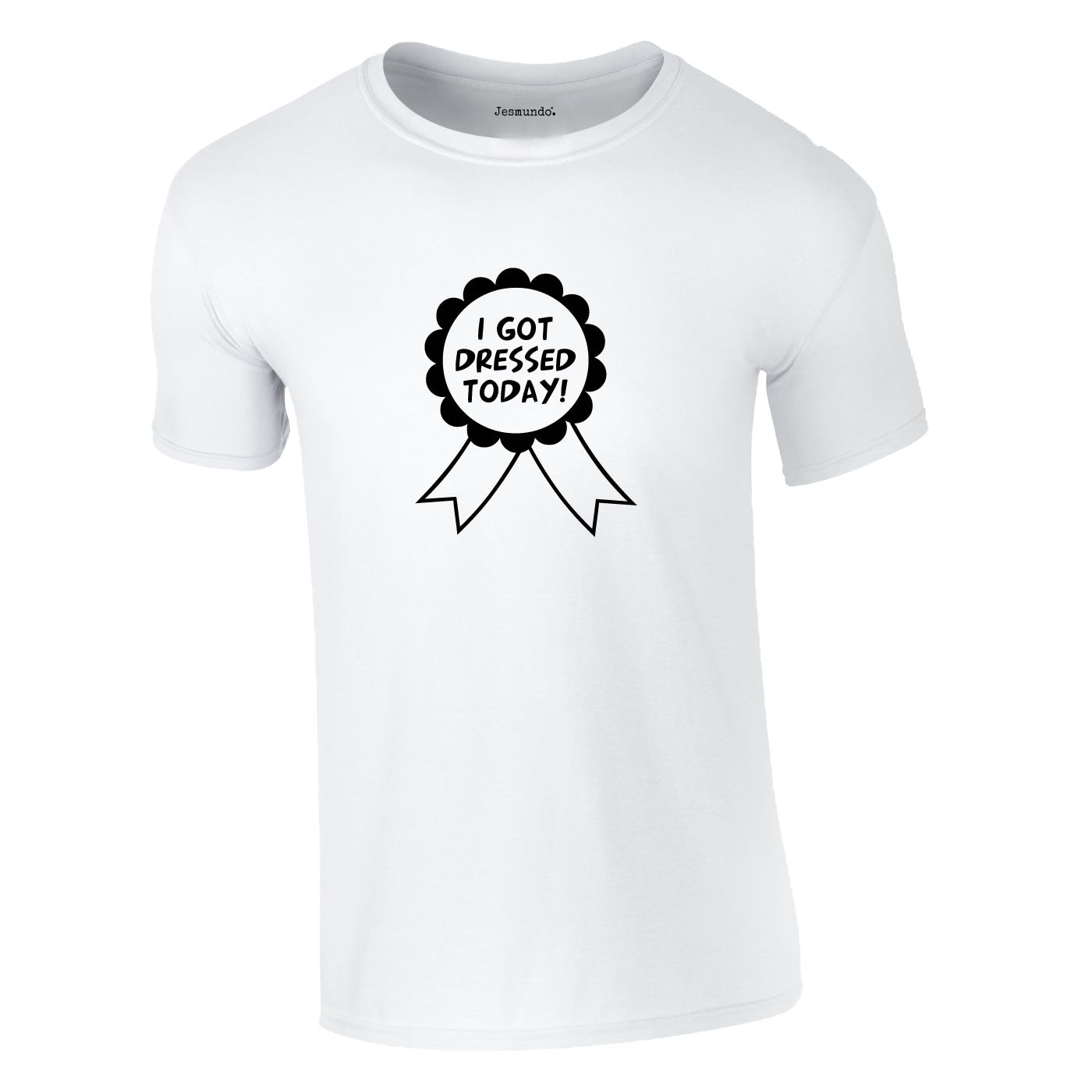 I Got Dressed Today Tee In White