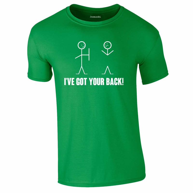 I've Got Your Back Tee In Green