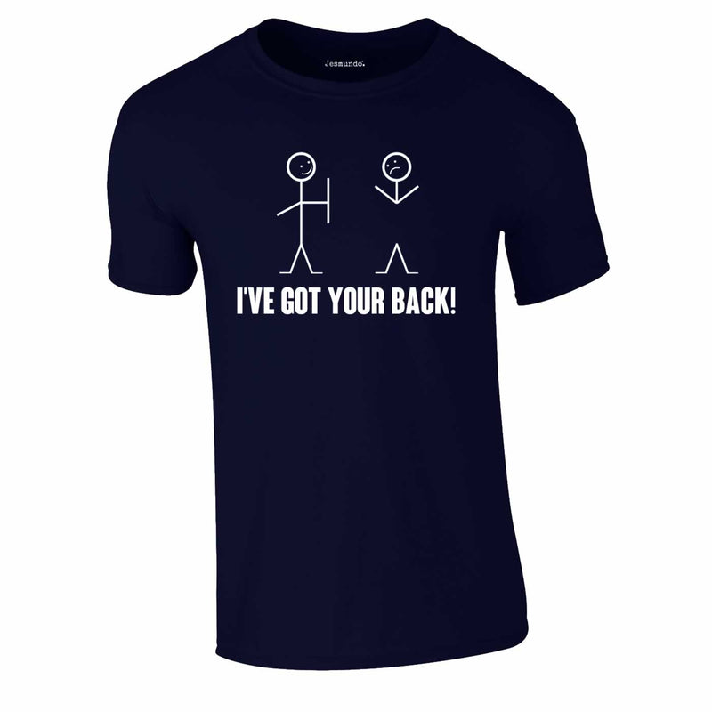 I've Got Your Back Tee In Navy