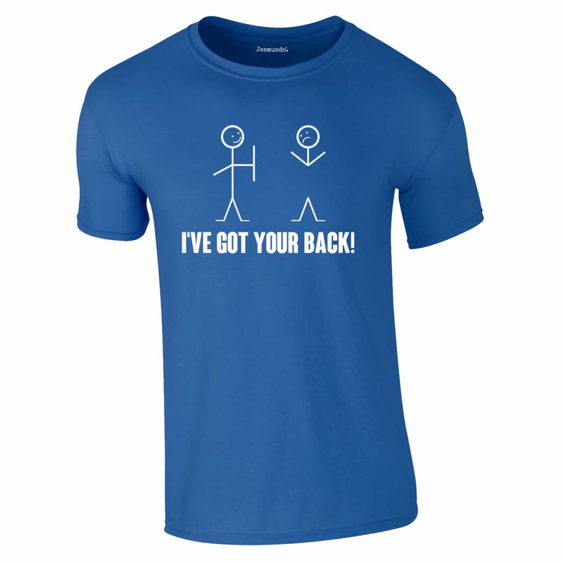 I've Got Your Back Tee In Blue