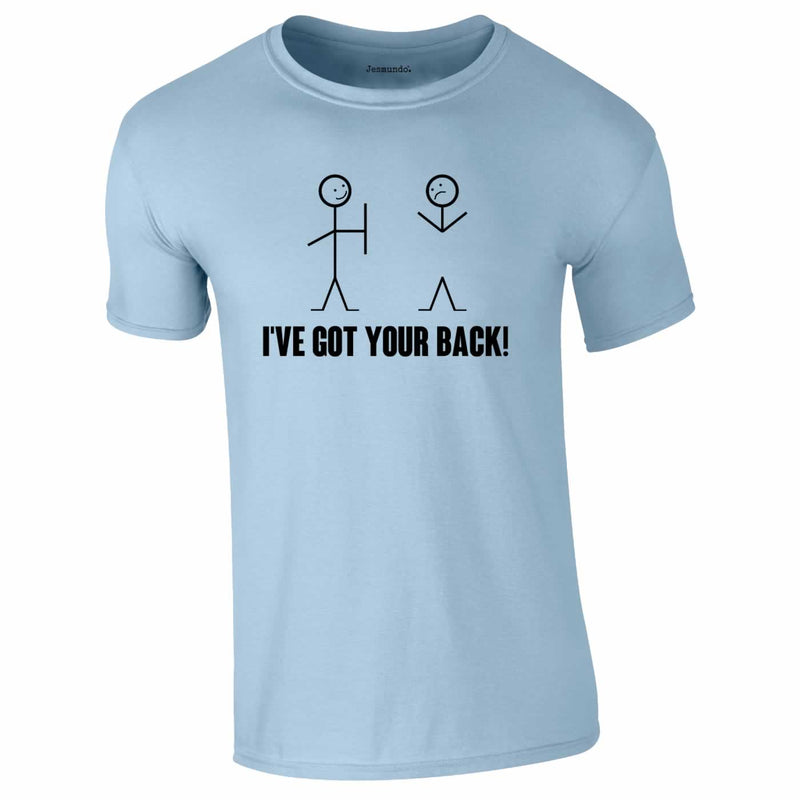 I've Got Your Back Funny Halloween Skull Skeleton Graphic T-Shirt