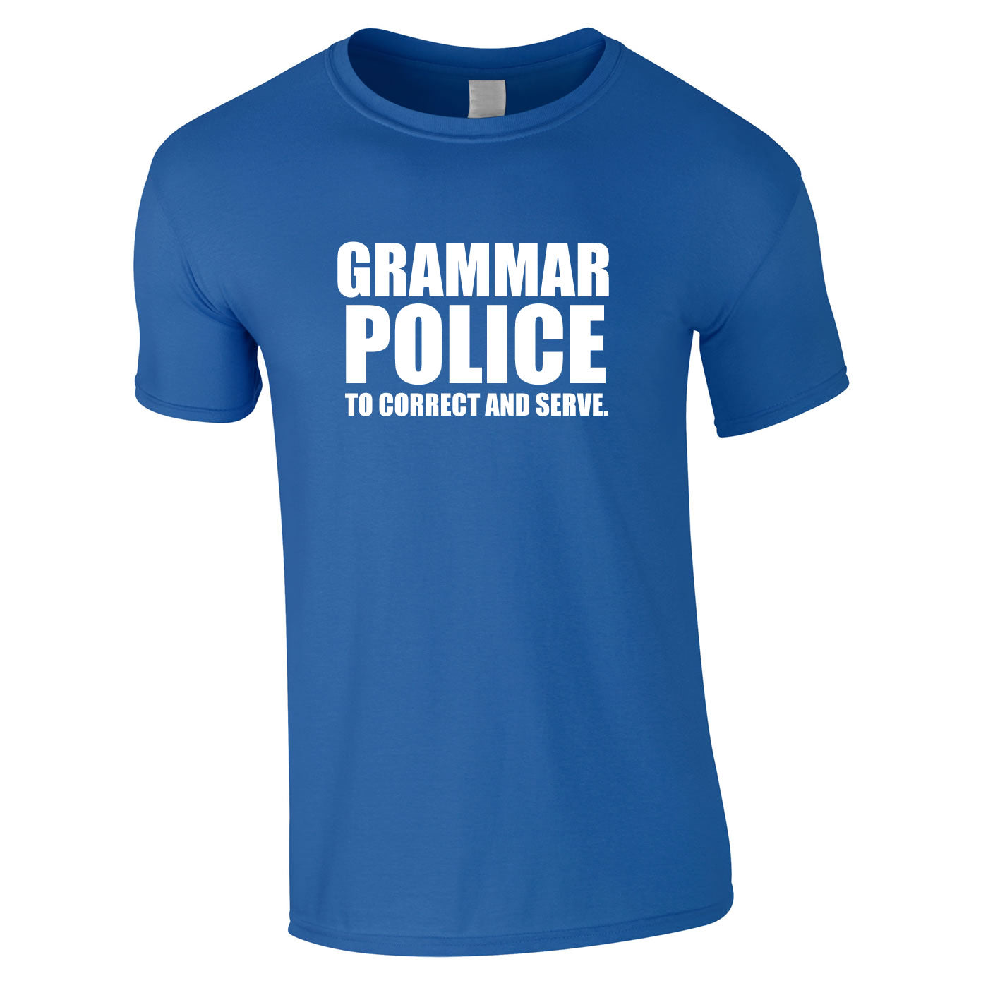 Grammar Police To Correct And Serve Men's T-Shirt