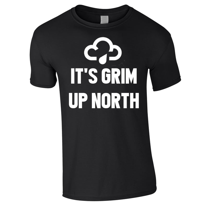 It's Grim Up North Tee In Black