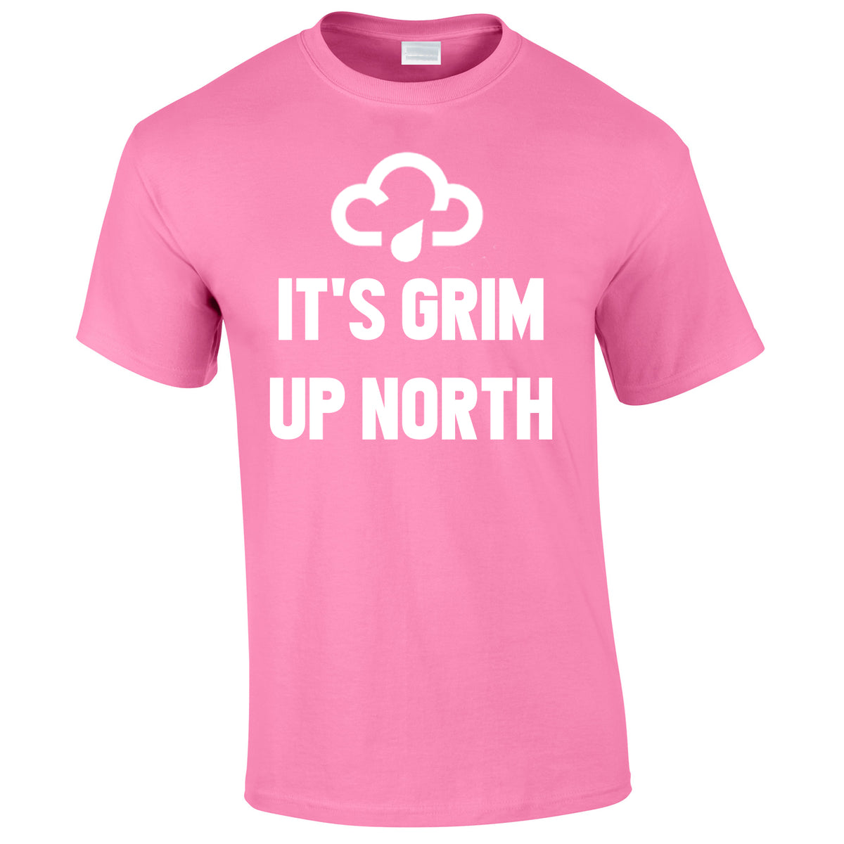 It's Grim Up North Tee In Pink