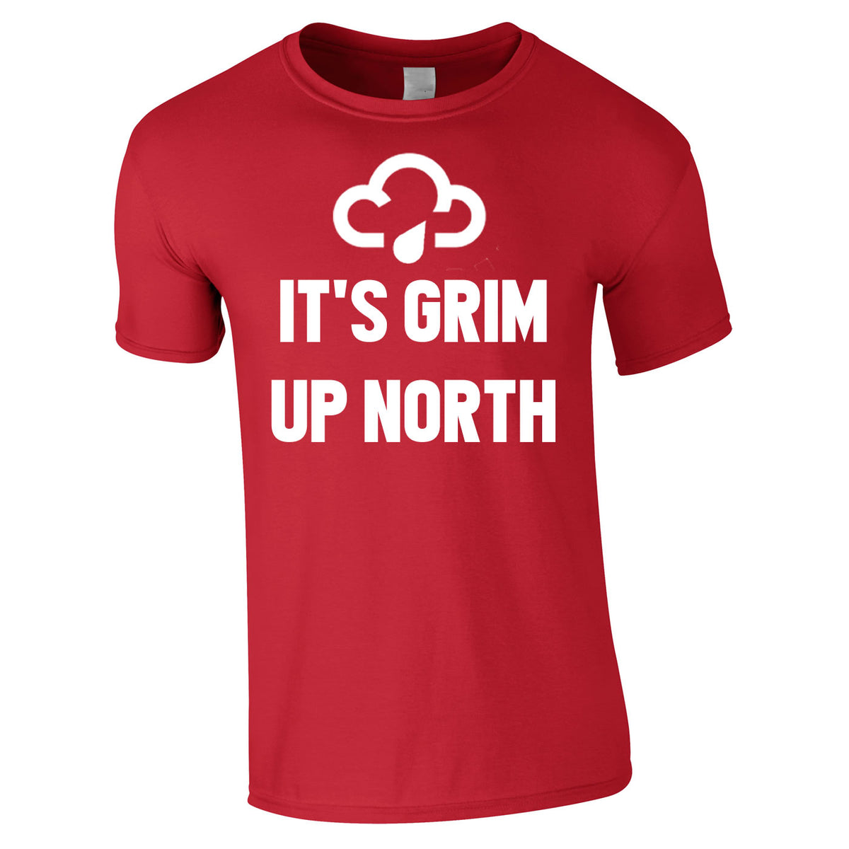 It's Grim Up North Tee In Red