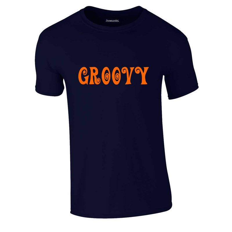 Groovy Tee In Navy