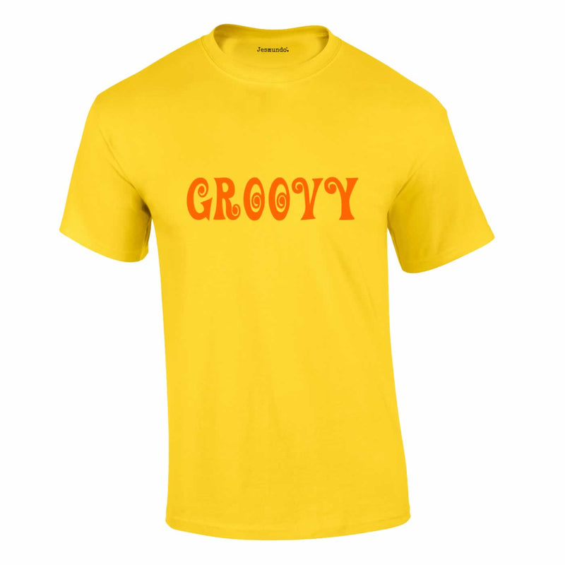 Yellow 70s Groovy T-Shirt