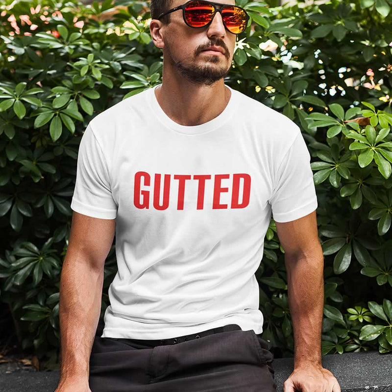 Gutted Slogan T-Shirt