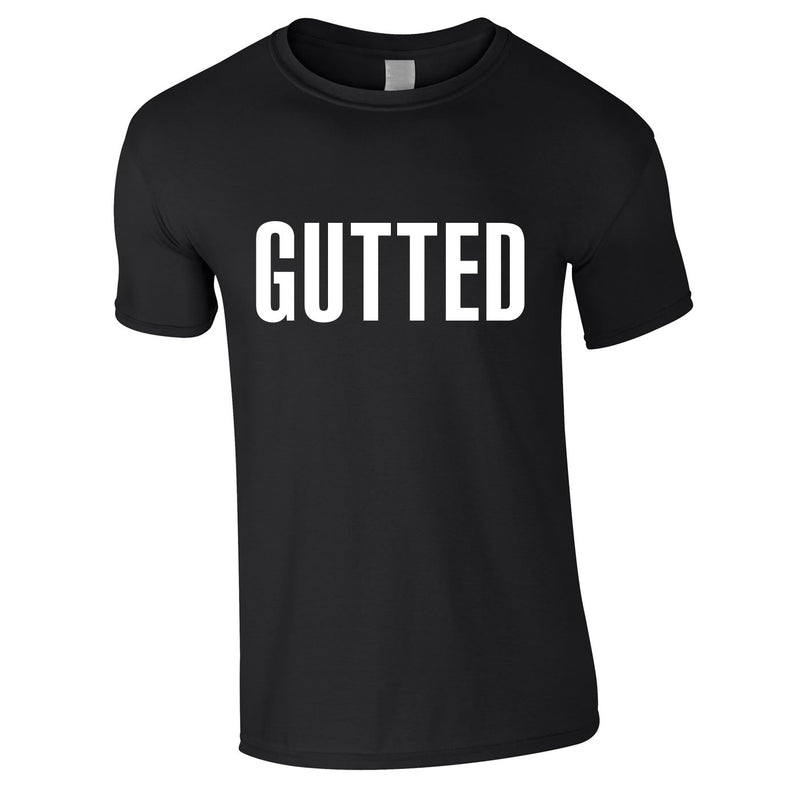 Gutted Tee In Black