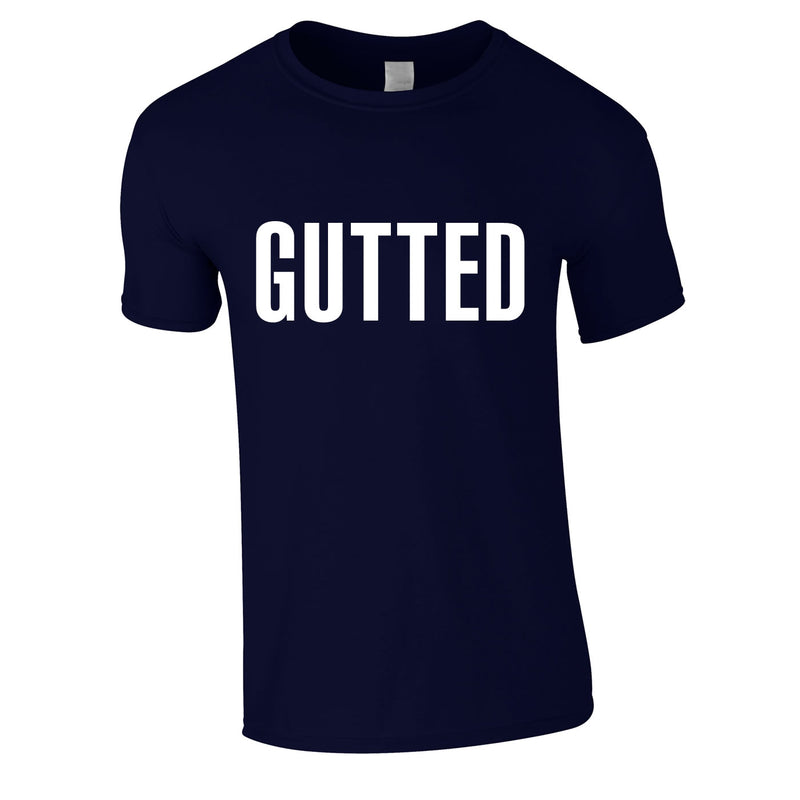 Gutted Tee In Navy
