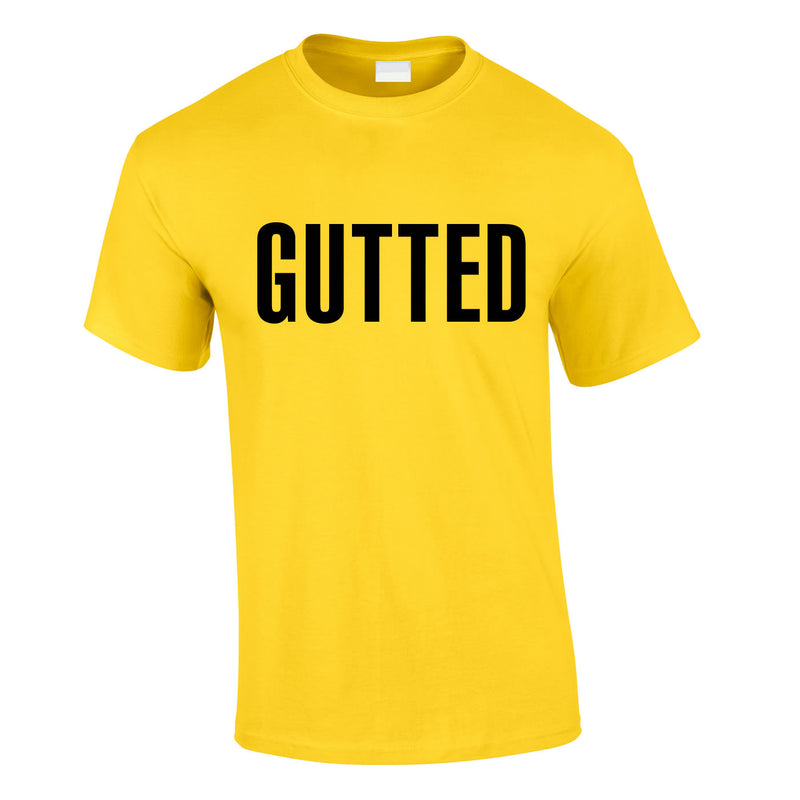 Gutted Tee In Yellow