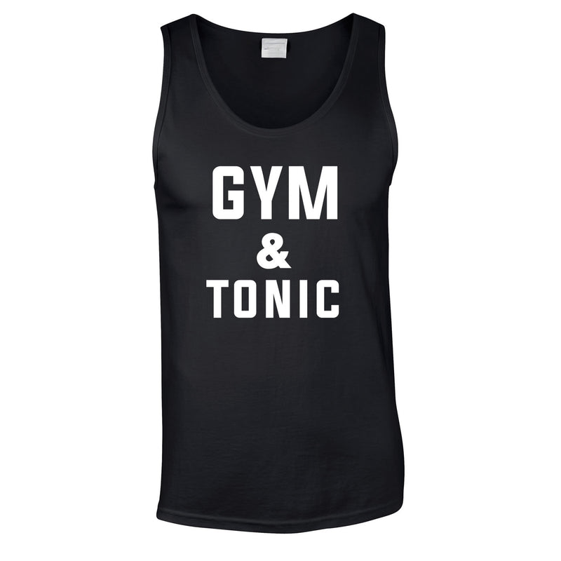 Gym & Tonic Vest In Black