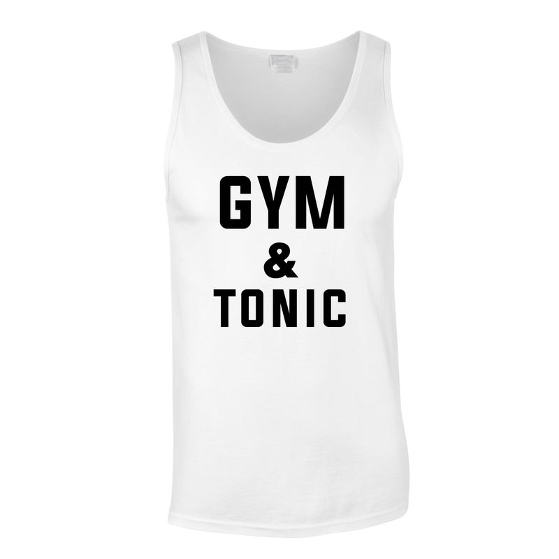 Gym & Tonic Vest In White