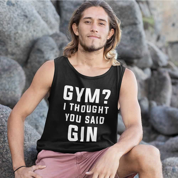 Gym? I Thought You Said Gin Men's Vest