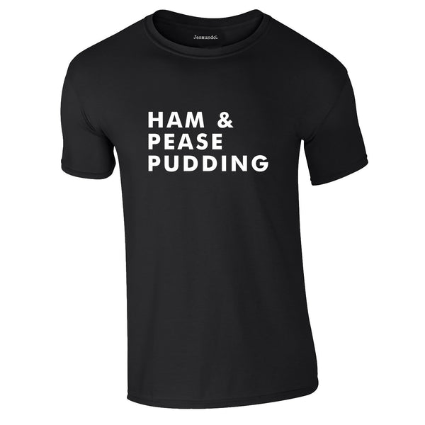 Ham And Pease Pudding Tee In Black
