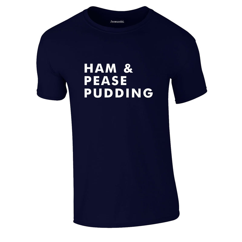 Ham And Pease Pudding Tee In Navy