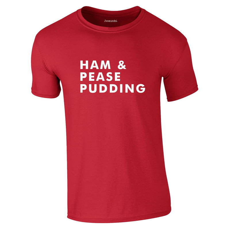 Ham And Pease Pudding Tee In Red