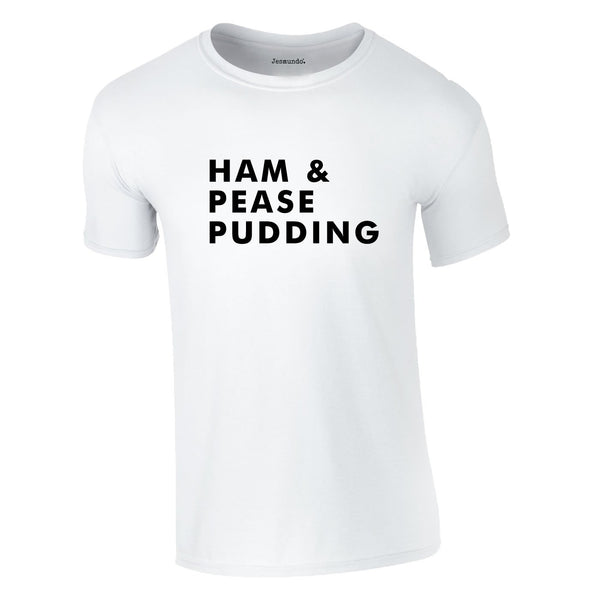 Ham And Pease Pudding Tee In White