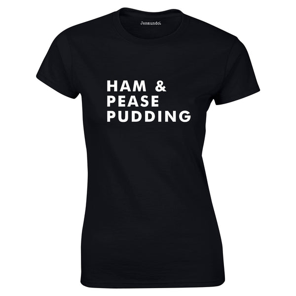 Ham And Pease Pudding Top In Black
