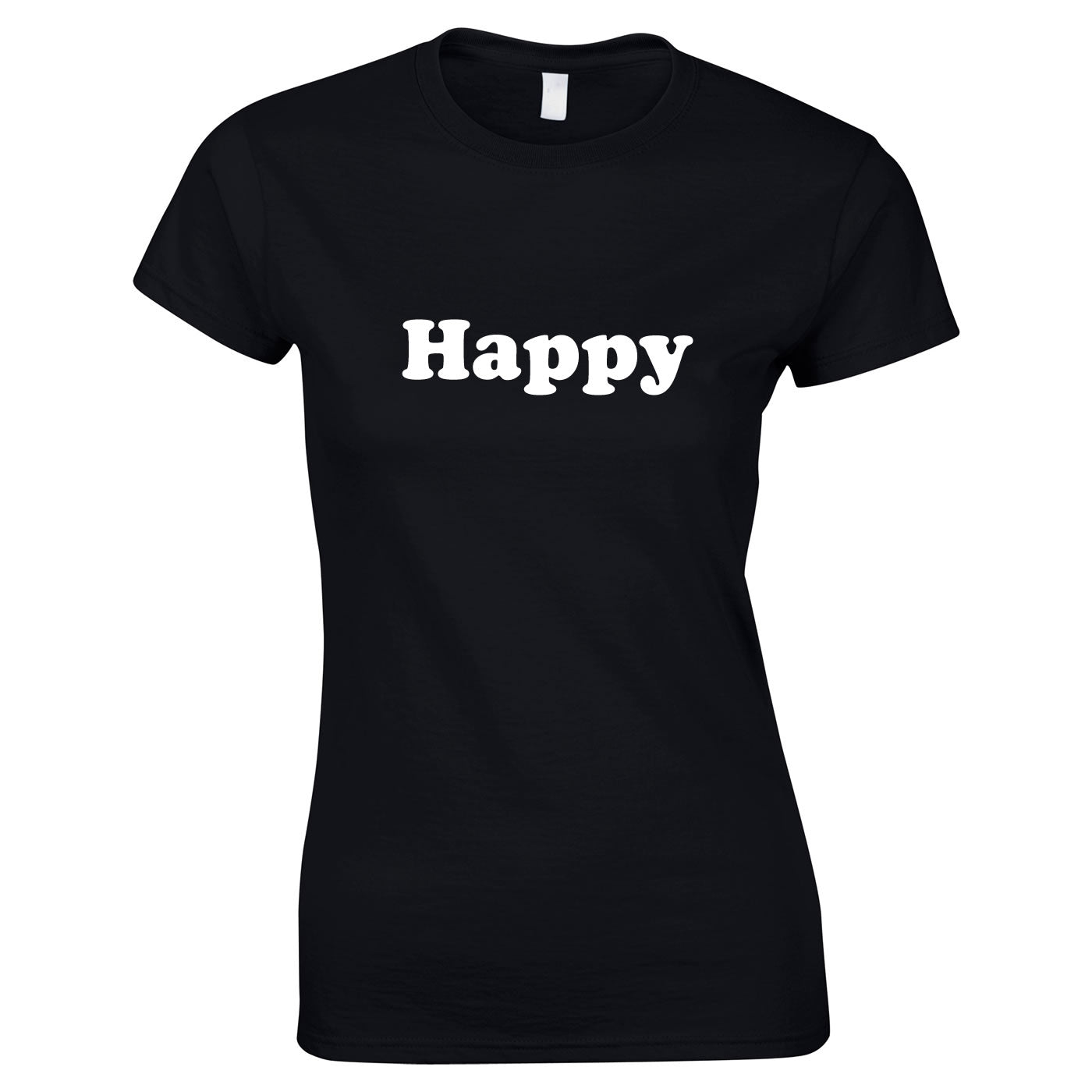 Happy Tee In Black