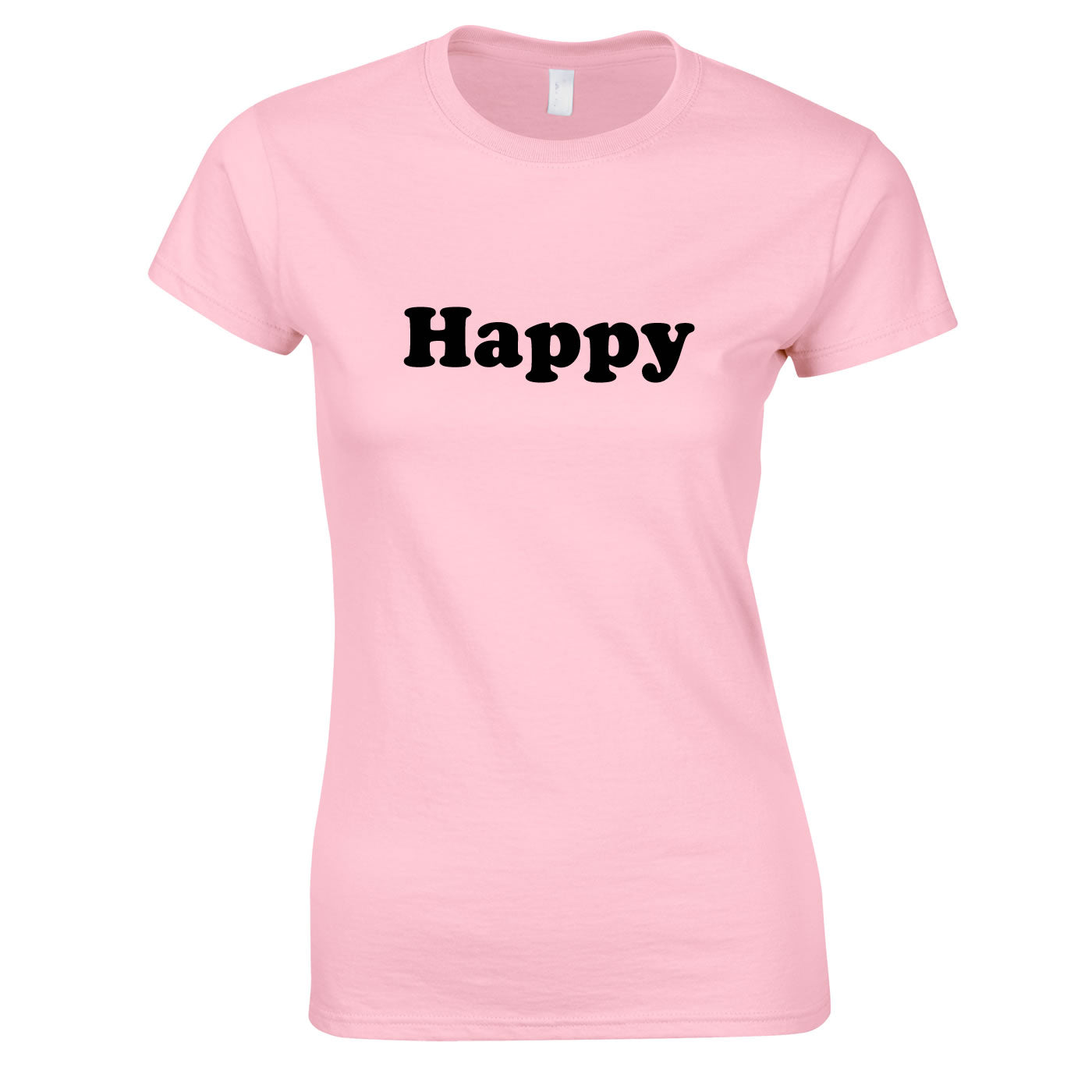 Happy Tee In Pink