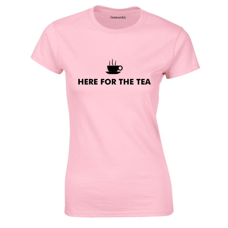 Here For The Tea Women's Top In Pink