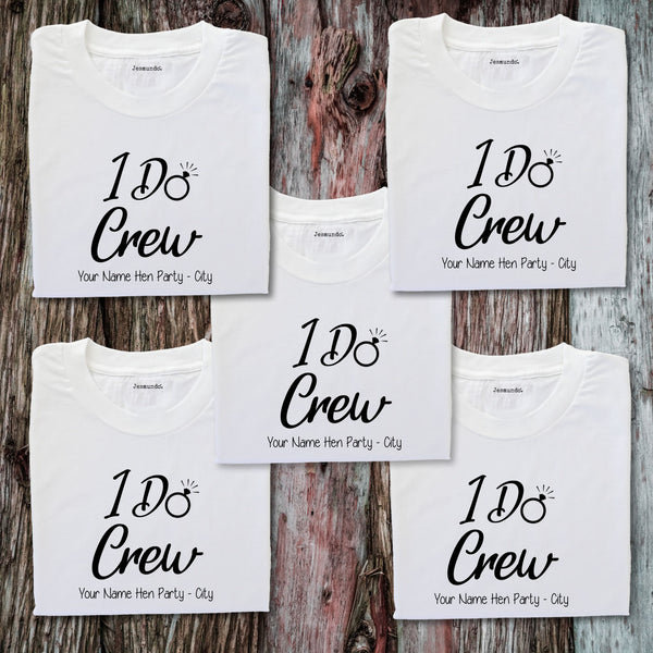 I Do Crew Hen Party T-Shirts