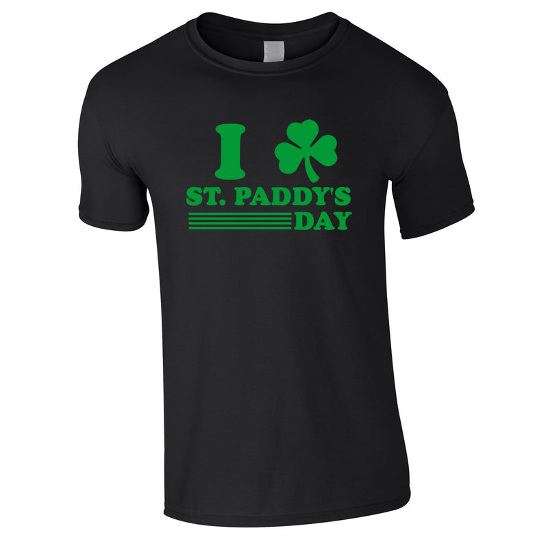 I Shamrock St. Paddy's Day Tee In Black