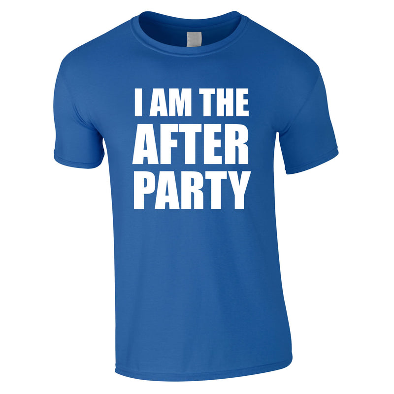 I Am The After Party Tee In Royal