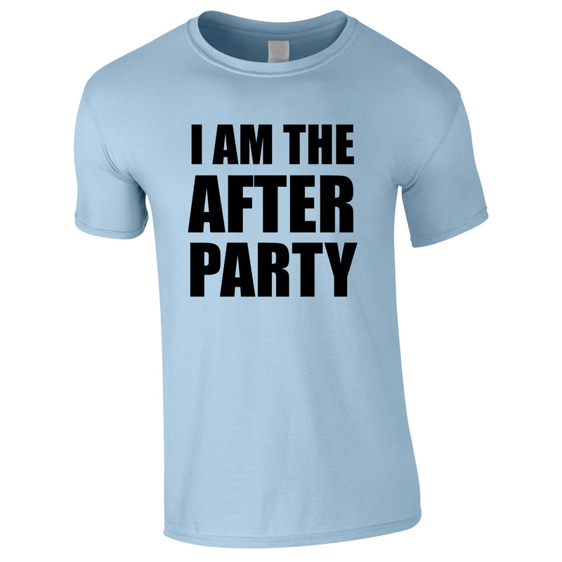 I Am The After Party Tee In Sky