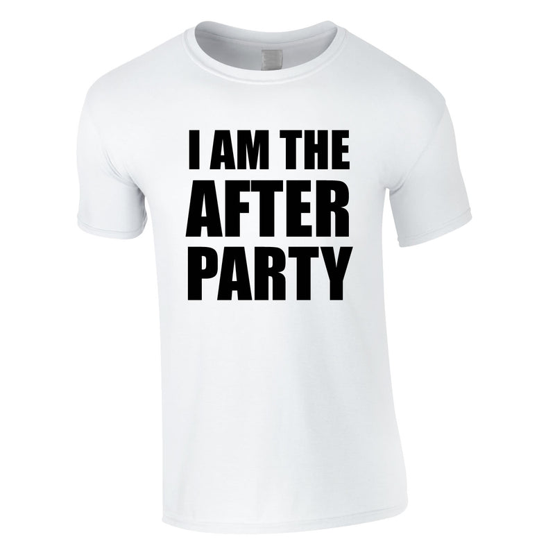 I Am The After Party Tee In White